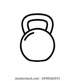 Kettlebell Vector as Transparent EPS File 