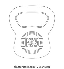 kettlebell weight icon
