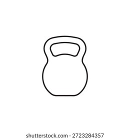 "Kettlebell Weight Icon for Cross Training, Strength, and Fitness Workouts."