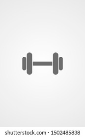 Kettlebell Weight Icon Weight Kettlebell Mass symbol for your web site design Icon. Kettlebell icon, weight vector.Kettlebell scale icon on gray background.