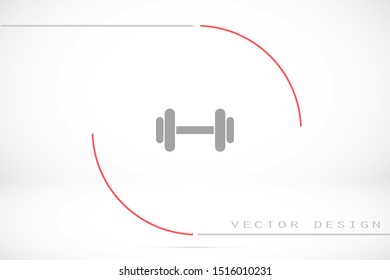 Kettlebell Weight Icon Weight Kettlebell Mass symbol for your web site design Icon. Kettlebell icon, weight vector.Kettlebell scale icon on gray background.