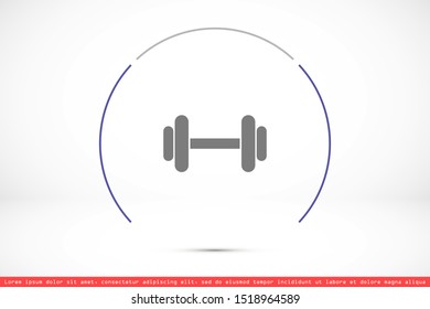 Kettlebell Weight Icon Weight Kettlebell Mass symbol for your web site design Icon.