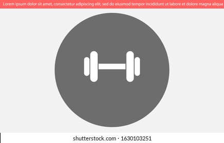 Kettlebell Weight Icon Weight Kettlebell Mass symbol for your web site design Icon. Kettlebell icon, weight vector.Kettlebell scale icon on gray background.