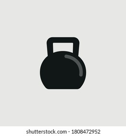 kettlebell weight icon vector sign symbol for design