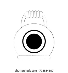 Kettlebell weight isolated