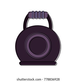 Kettlebell weight isolated