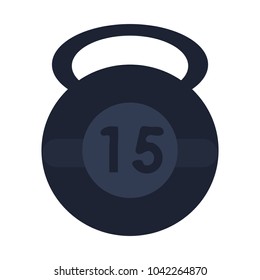 Kettlebell weight symbol
