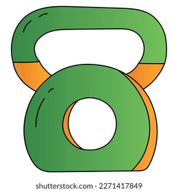 Kettlebells Design Element für Website, Anwendungen, Icon, Komponente, Druck, Dokument, Poster Design.