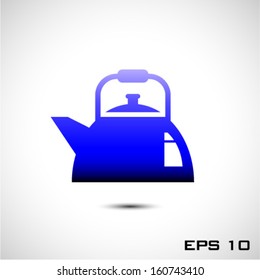 kettles icon or teapots icon vector 