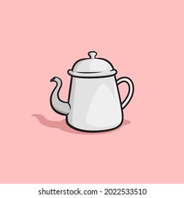 Kettles Illustration Design. Household Appliances Concept Illustration Design.
