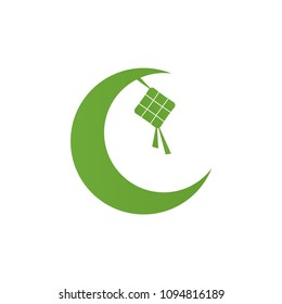 Ketupat eid al fitr ramadan illustration