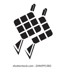 ketupat icon or logo isolated sign symbol vector illustration - high quality black style vector icons