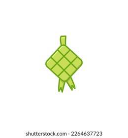 diseño vectorial del icono ketupat 