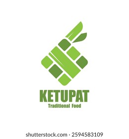 ketupat icon logo vector graphic design illustration. suitable for ramadan mubarak celebration