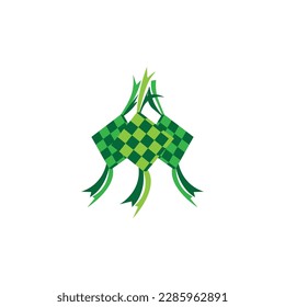 ketupat icon vector illustration design