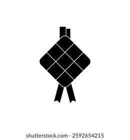 Ketupat Icon. Ketupat Vector Icon in line style design. Ketupat Symbol. Vector illustration.