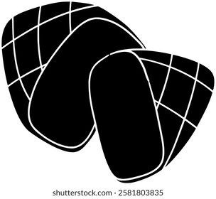 ketupat illustration iftar silhouette al logo ramadhan icon ramadan outline fitr greeting muslim mubarak islamic celebration green decoration ribbon shape and vector graphic background