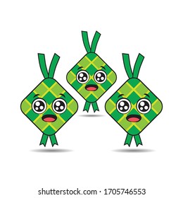 Ketupat (in Indonesian and Malay), kupat is a type of dumpling made from rice packed inside a diamond-shaped container of woven palm leaf pouch, originating in Indonesia. 