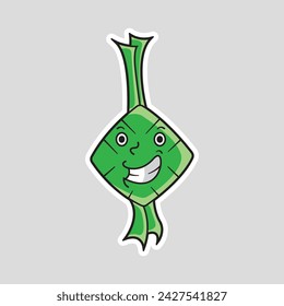 Ketupat mascot for purposes celebrating Eid al-Fitr