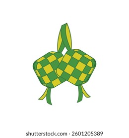ketupat raya vector icon design concept idea
