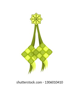 Ketupat (rice dumpling) vector