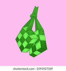 Ketupat is a typical food of Eid al-Fitr