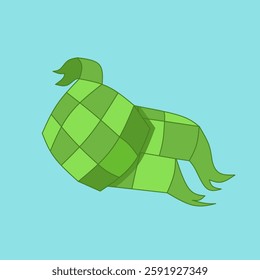 Ketupat is a typical food of Eid al-Fitr