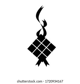 Ketupat typical food served during the month of Ramadan