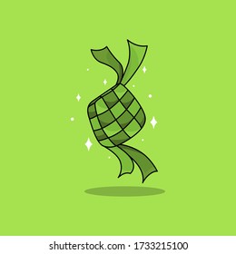 ketupat vector graphic design illustration