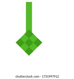 Ketupat-Vektor, einfache Abbildung. geeignet für den Entwurf.