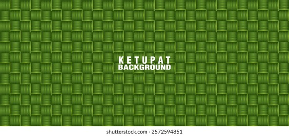 Ketupat vector texture background seamless pattern Eid Al-Fitr indonesian