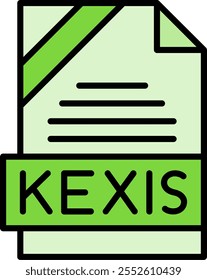 KEXIS Filled Style Icon Design
