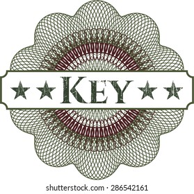 Key abstract rosette