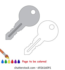 Key Coloring Page Stock Illustrations Images Vectors Shutterstock