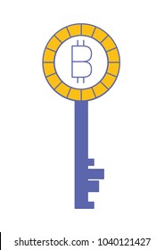 key with bitcoin money