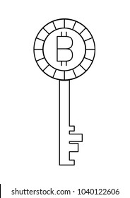 key with bitcoin money