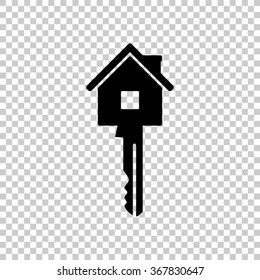 Key  - black vector icon