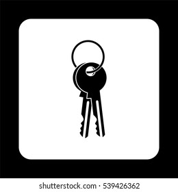 Key  - black vector icon