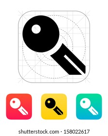 Key blank icon. Vector illustration.
