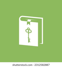 Key Book Logo Design Vector