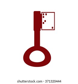 Key Building Apartment logo design template
