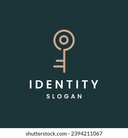 plantilla vectorial de diseño de logotipo de negocios clave.