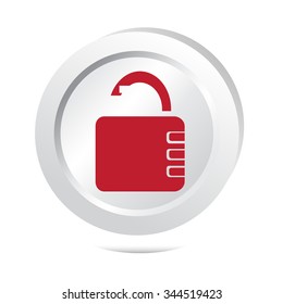 Key button icon vector illustration