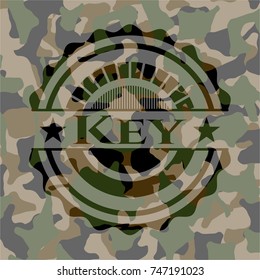 Key camouflage emblem