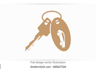 key car icon vector illustration EPS 10