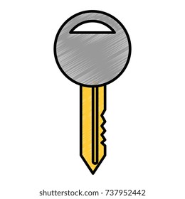 key car isolated icon