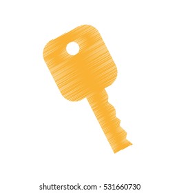 key car isolated icon vector illustration design
