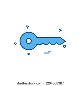 key car safe auto icon vector design