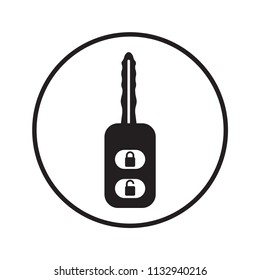 Key car vector icon