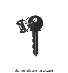 Key Car  - Vector Icon